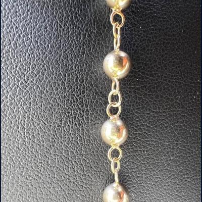 14 k Gold rosary