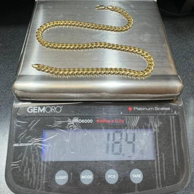 14 k Gold chain 18 in