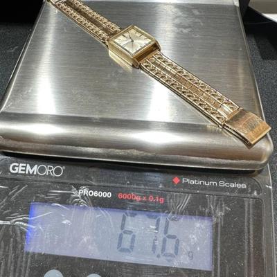 14 k solid Gold Omega watch