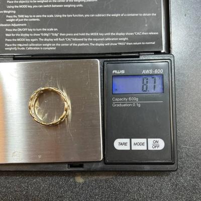 14 k Gold Ring size 11