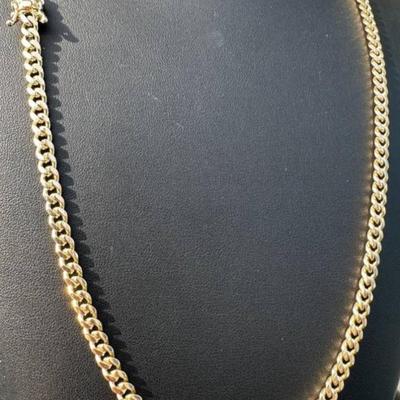 14 k Gold chain 24 in
