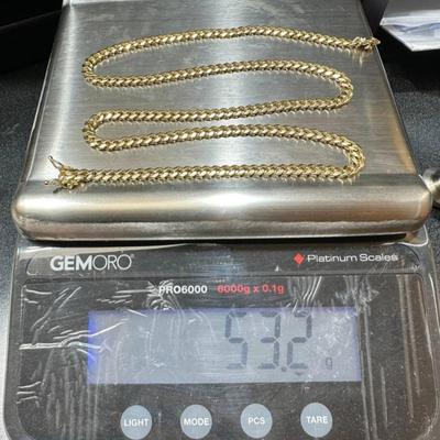 14 k Gold chain 24 in