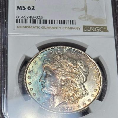Morgan silver dollar