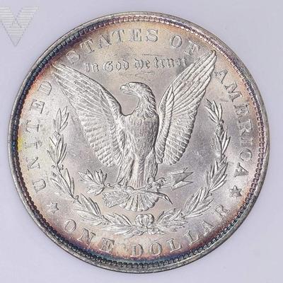 1878 Morgan silver dollar