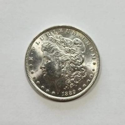 20 Bu 1889 Morgan silver dollars