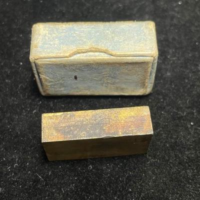 Rare California gold brick bar with box very rare