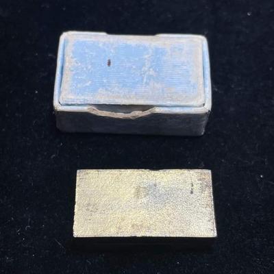 Rare California gold brick bar with box very rare