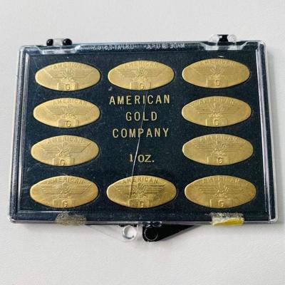 Rare 1 oz gold dental gold set