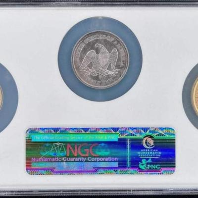 Us gold and silver founder set