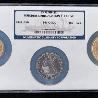 Us gold and silver founder set