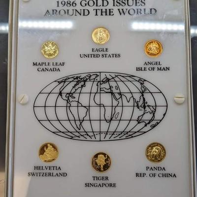 Gold of the world set