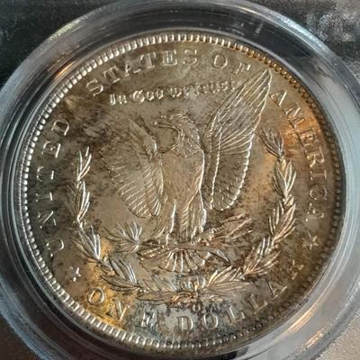 1900 Morgan silver dollar