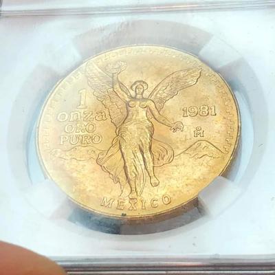 1984 1 oz gold Mexico