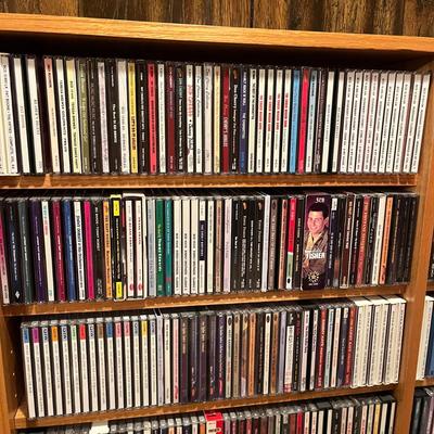 Hundreds of CDs with Shelving Unit (BDF-MG)