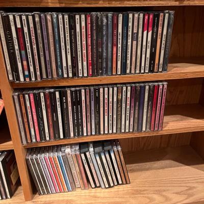 Hundreds of CDs with Shelving Unit (BDF-MG)