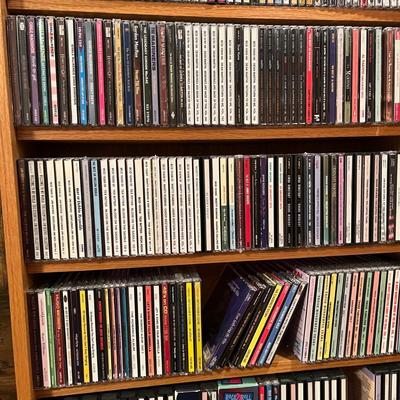 Hundreds of CDs with Shelving Unit (BDF-MG)