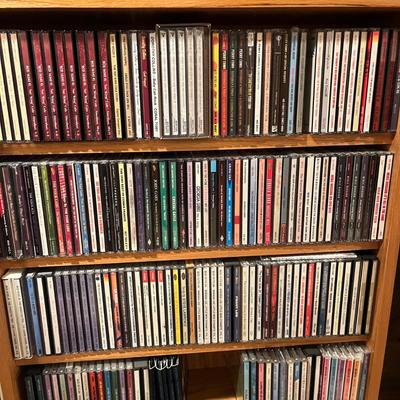 Hundreds of CDs with Shelving Unit (BDF-MG)