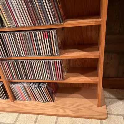 Hundreds of CDs with Shelving Unit (BDF-MG)