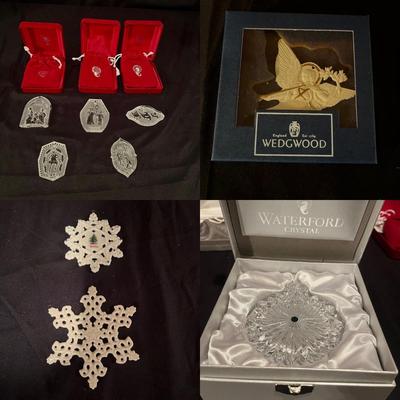Waterford, Wedgewood, Hummel & More Christmas Ornaments (BDF-MG)