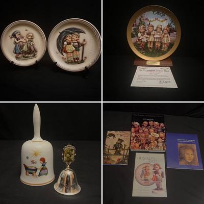 Collector’s Hummel Plates, Bells & Books (DR-RG)
