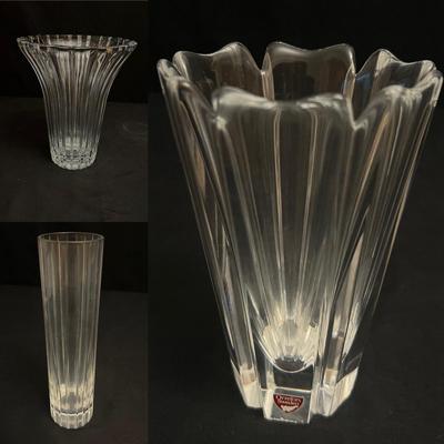 Baccarat, Orrefors & More Vases (DR-RG)