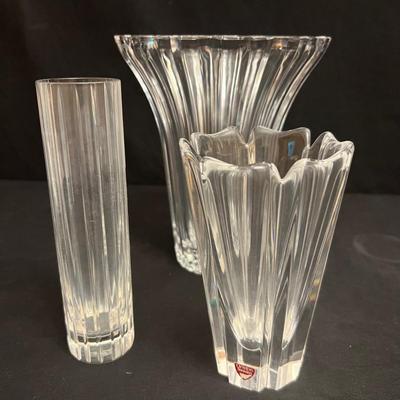 Baccarat, Orrefors & More Vases (DR-RG)