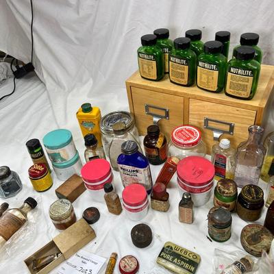 Early 20th century Patent medicine collection