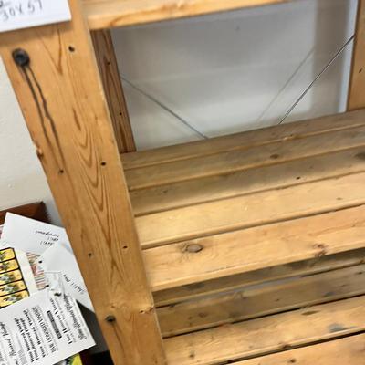 4 Shelf wooden Ikea rack