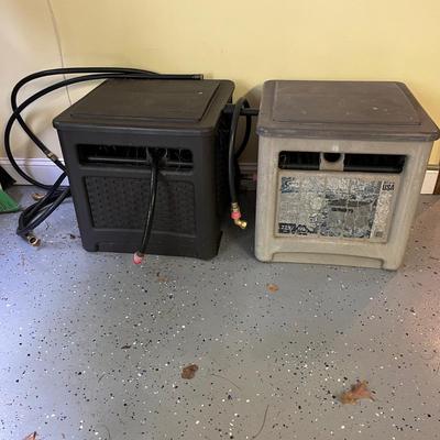Two Suncast Hose Reels With Hoses (G-MG)
