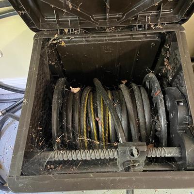 Two Suncast Hose Reels With Hoses (G-MG)