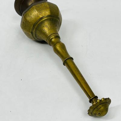 Vintage Brass Old Rose Water Sprinkler