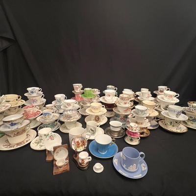 Wedgwood, Lenox, Royal Albert & Many More - Teacups DR-RG)
