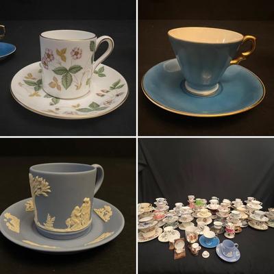 Wedgwood, Lenox, Royal Albert & Many More - Teacups DR-RG)