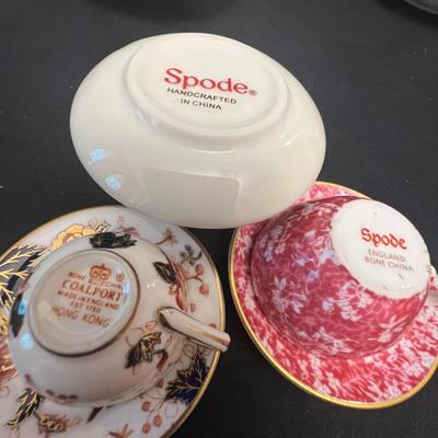 Wedgwood, Lenox, Royal Albert & Many More - Teacups DR-RG)