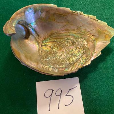 Beautiful Carved Catalina Island Shell