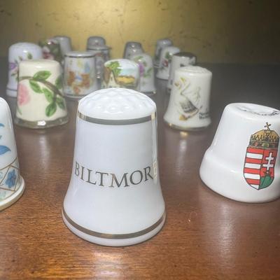 Large Thimble Collection Inc. Wedgwood & More (DR-RG)