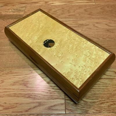 Birdseye Maple and Mixed Wood Jewelry Box (BBC-BB)