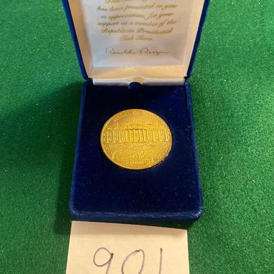 Ronald Reagan Metal Of Merit