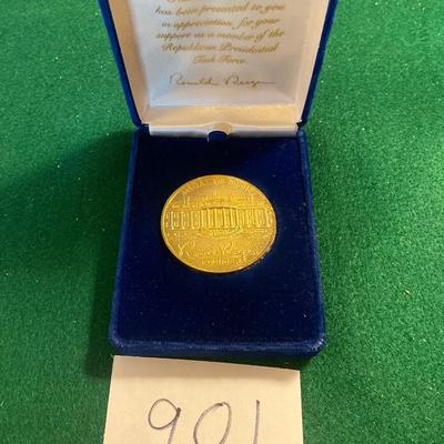 Ronald Reagan Metal Of Merit