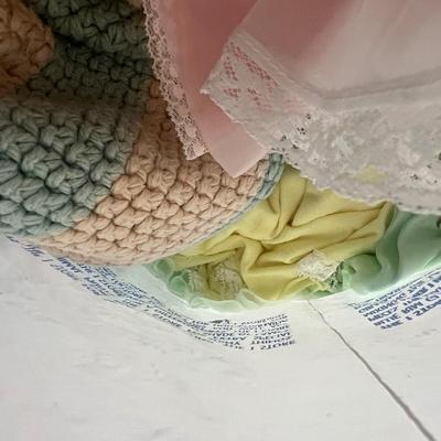 Bag of doll clothes