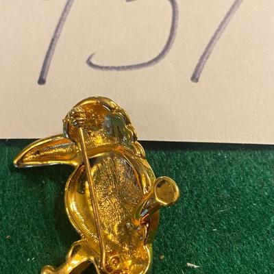 Vintage Kingfisher Brooch