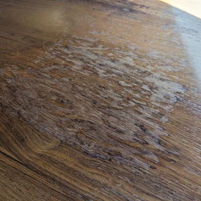 Custom made craftsman style dining table