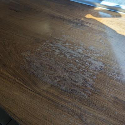 Custom made craftsman style dining table