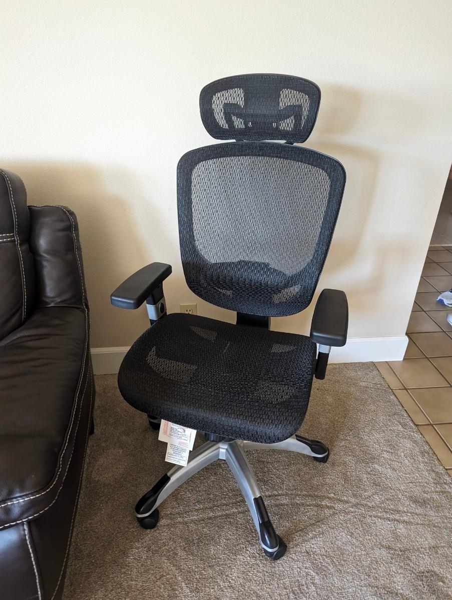 Ergonomic Office chair Hyken available at Staples. LIKE NEW EstateSales