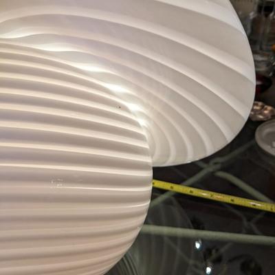 Authentic Vintage Retro Murano Glass Mushroom Lamp