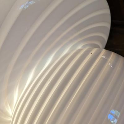 Authentic Vintage Retro Murano Glass Mushroom Lamp