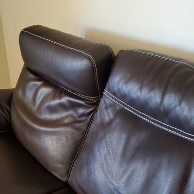 Natuzzi editions Leather Sofa & oversize electric recliners
