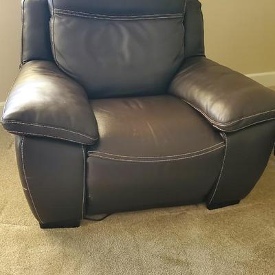 Natuzzi editions Leather Sofa & oversize electric recliners