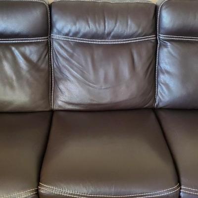 Natuzzi editions Leather Sofa & oversize electric recliners