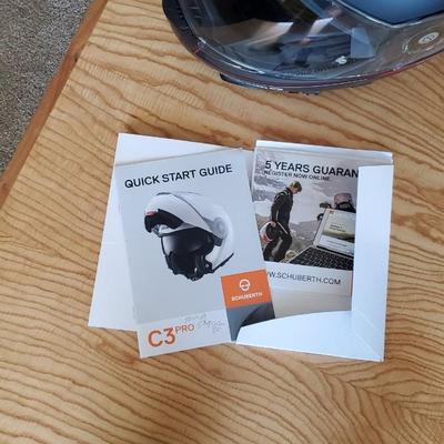 Schuberth C3 PRO riding helmet DOT approved XL 7 5/8" Full Face helmet
